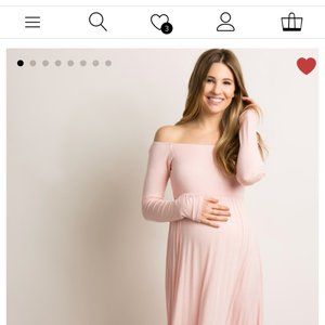 Pinkblush Pink Maternity Maxi Dress